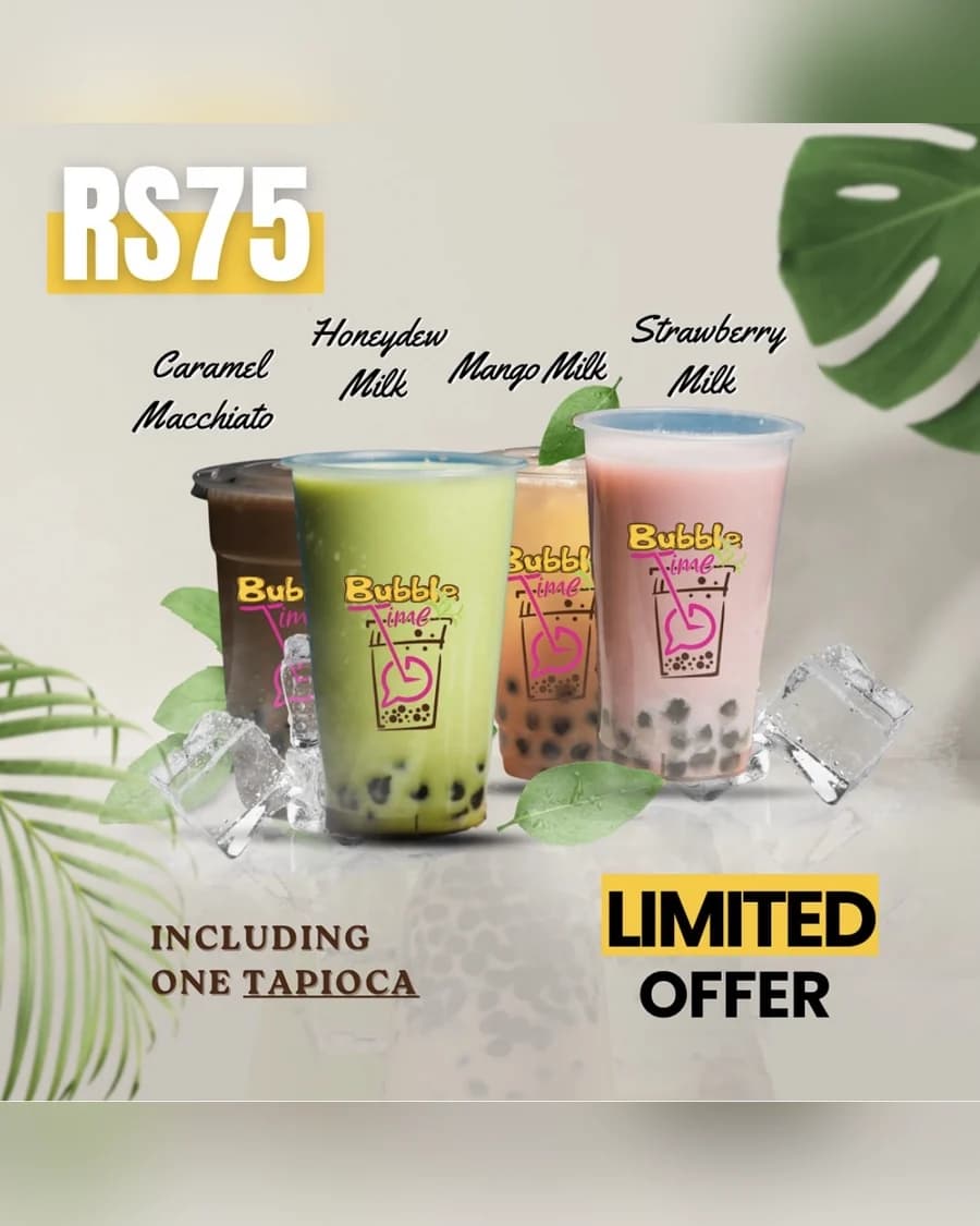 Bubble Time · Limited offer