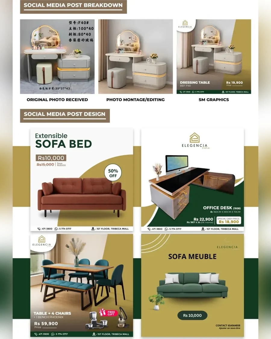 Elegencia Home · Social media